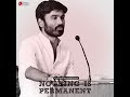Nothing Is Permanent Dhanush Motivational Speech Life Line Vasanth Creation