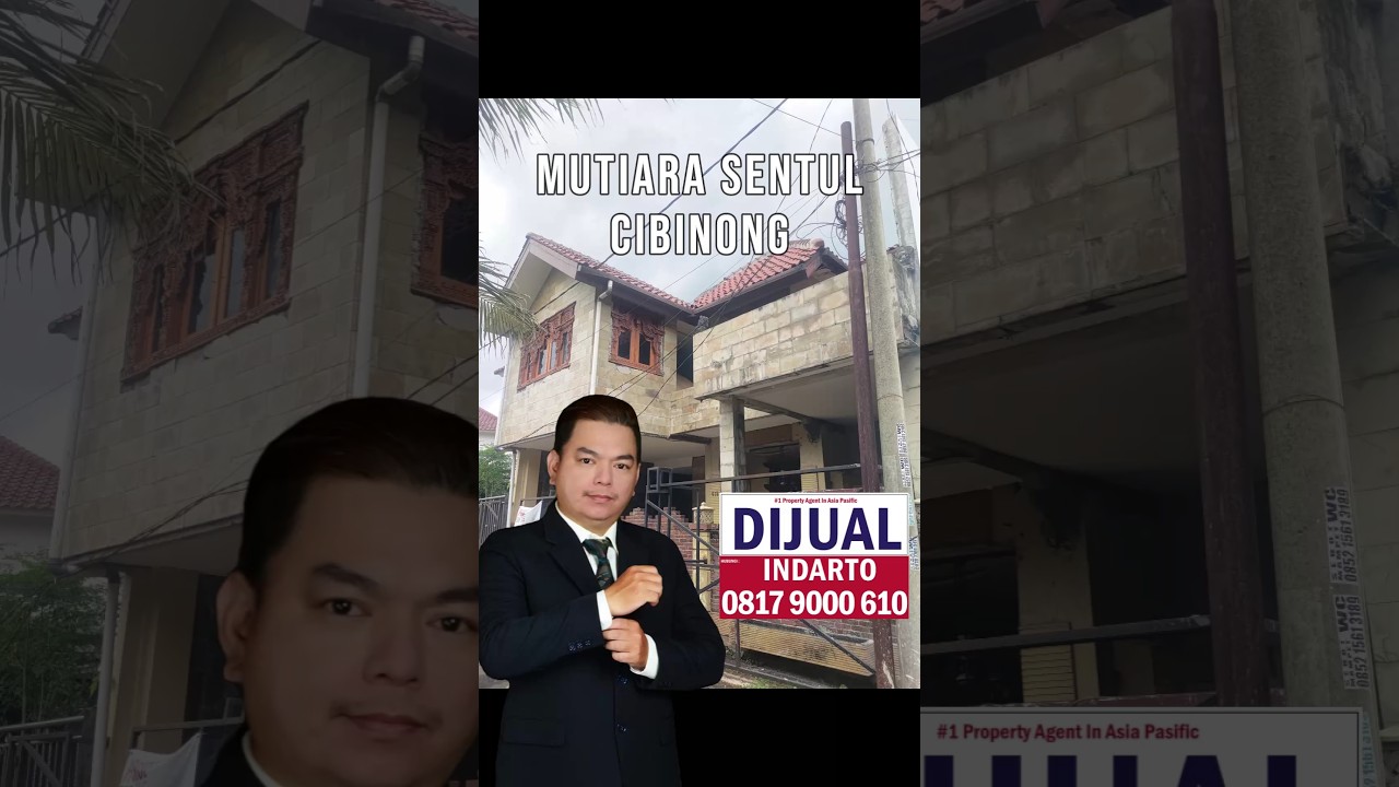 For Sale Rumah Nuansa Gebyok Lt 225M² di Mutiara Sentul Cibinong Bogor