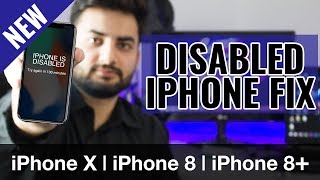 How to remove Forgotten Password from iPhone X, XR, XS, 8 & 8 Plus | Unlock disabled iPhone