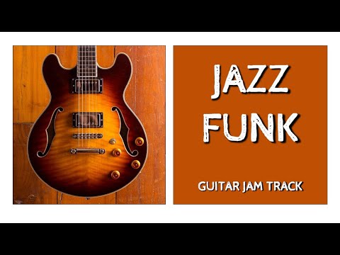 Jazz Funk Guitar Backing Track in F Dorian Blues (C Minor)