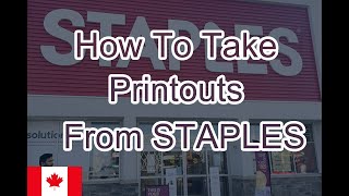 How to Print at Staples Using Email – No USB Needed! (Canada) 🇨🇦 #canada #printouts #staples