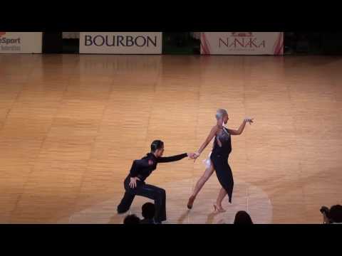WDSF /JDSF The 19th Tokyo Open Latin【Final Samba】Marthe Brinch RHODE & Sandra SORENSEN