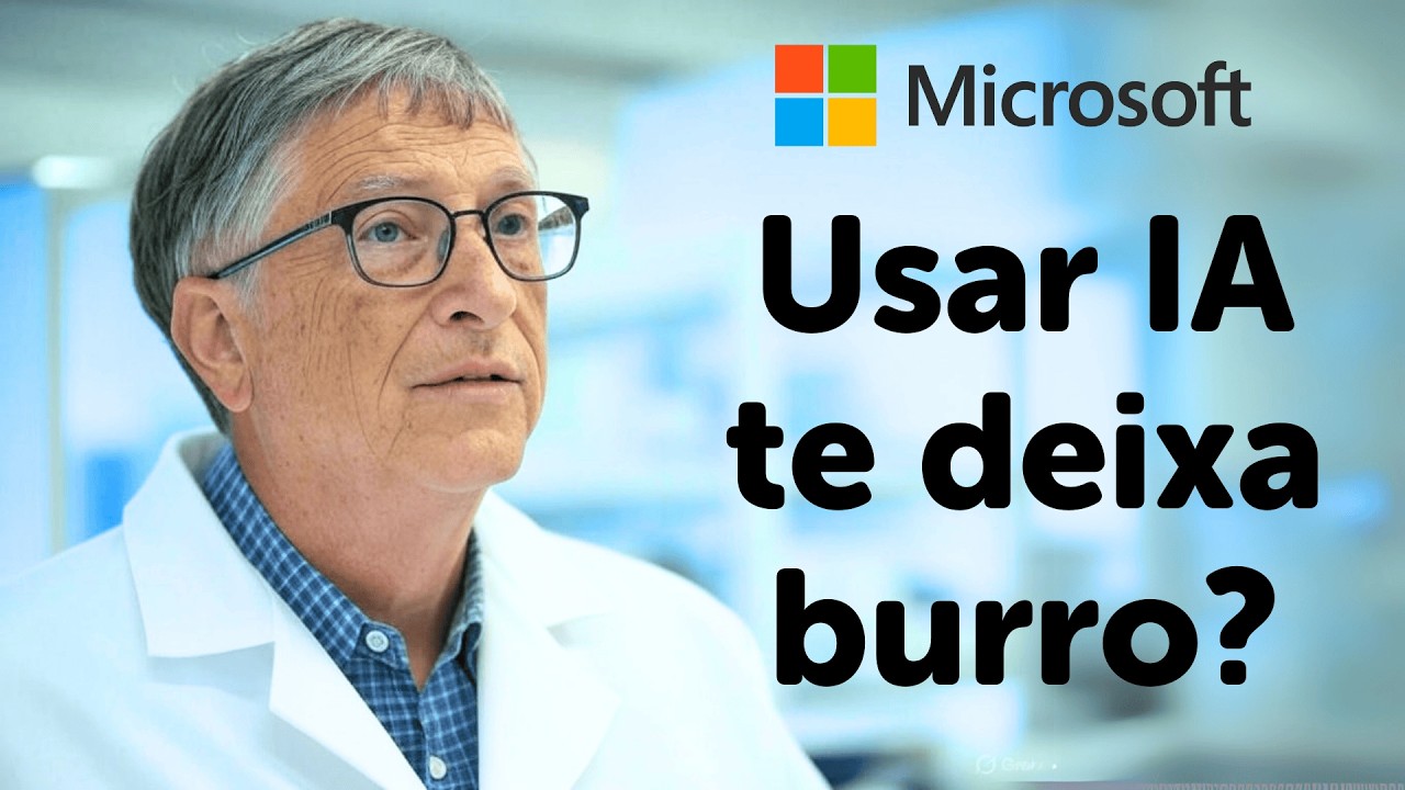 Usar IA pode DESTRUIR Seu Cérebro, diz Estudo da Microsoft