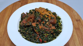 HOW TO MAKE AUTHENTIC EDIKAIKONG SOUP (CALABAR STYLE) /VEGETABLE SOUP/ IFY