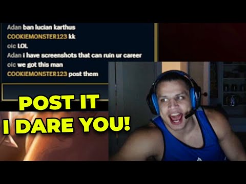 Tyler1 Gets BLACKMAILED in Champ Select