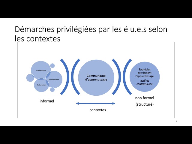 Conférence: «Contextes et stratégies de formation relative à l&rsquo;environnement privilégiés par des élu·e·s» – Partie 2