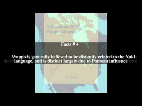 Wappo language Top # 7 Facts