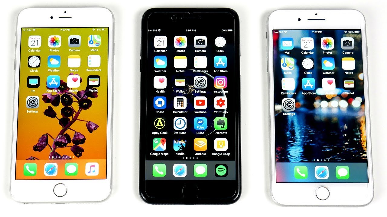 iPhone 6S Plus vs iPhone 7 Plus vs iPhone 8 Plus