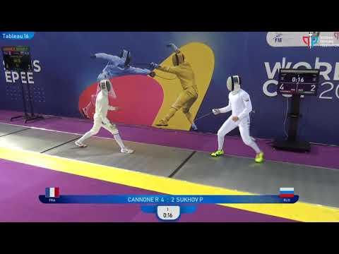 Sirius Epee 2022, ME Ind T16 Sukhov RUS - Cannone FRA