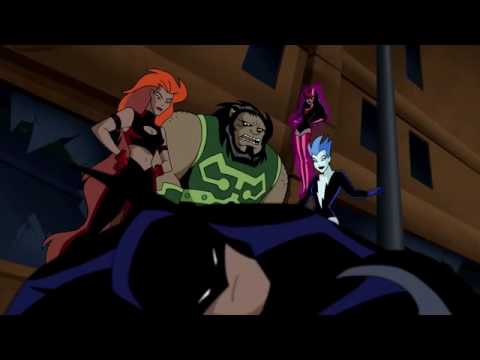 Liga da justiça vs vibora, raio negro, vulcana e safira estrela.