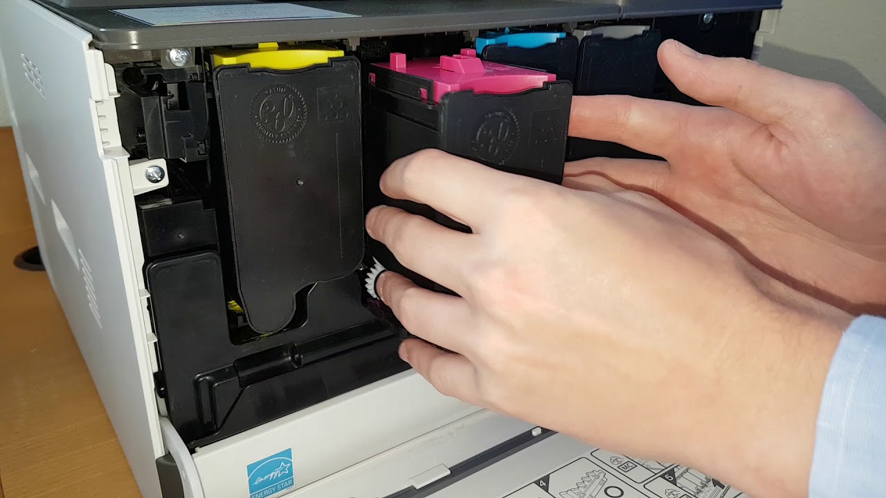 Replacing Toner Sharp MX-C250, C300 And MX-C301