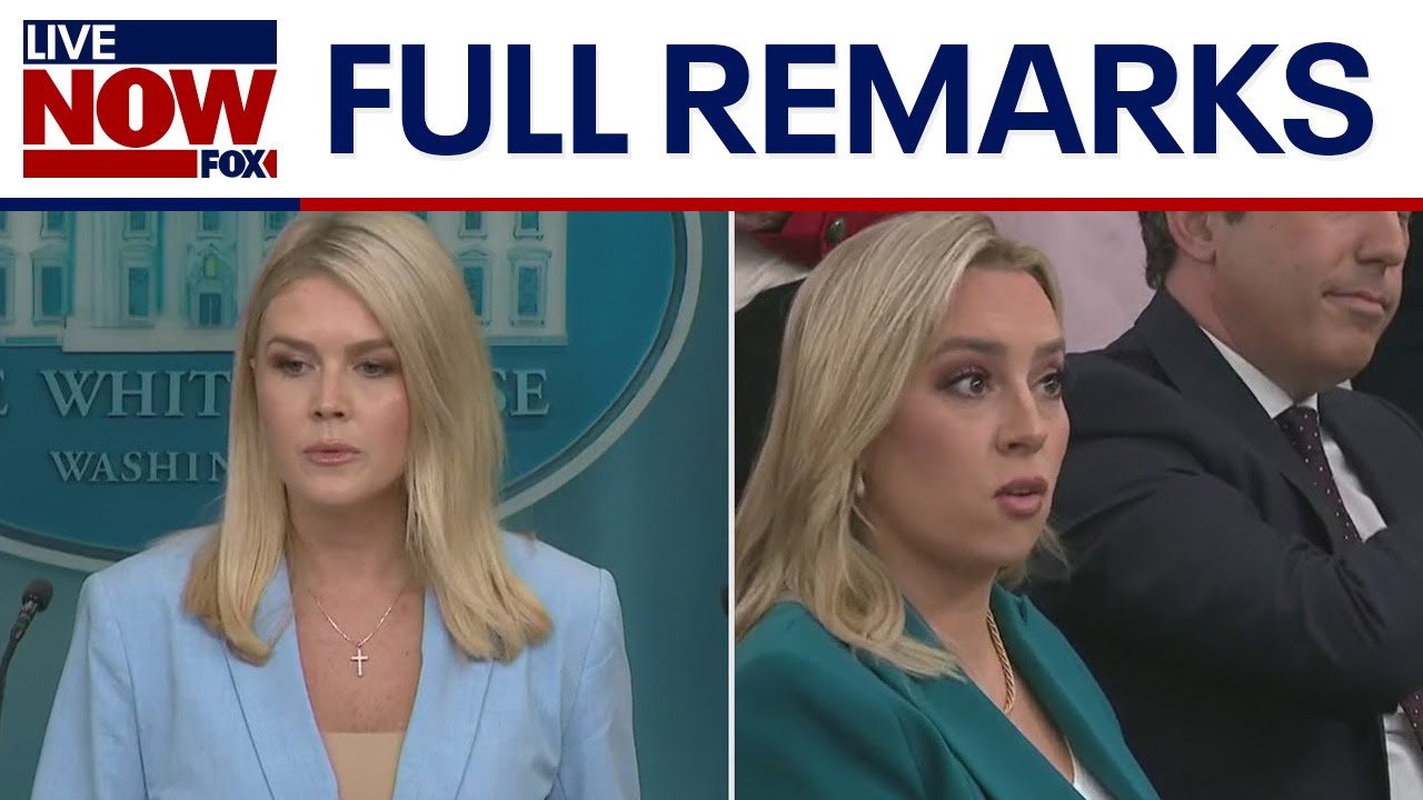 FULL: White House press briefing with Karoline Leavitt on UK trade deal, tariffs, Gulf of Arabia