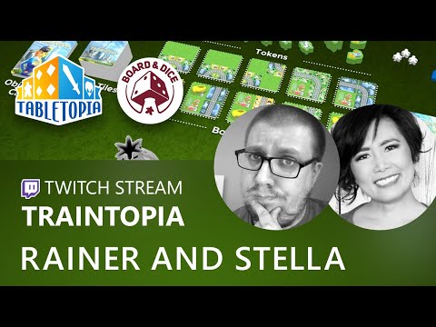 Learn Traintopia with Rainer and Stella on Tabletopia!
