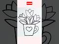 Tulip Flower Drawing Easy Tulip Flowers Drawing Shorts