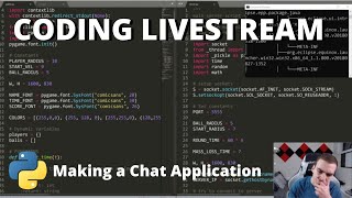 Coding Livestream - Creating an Online Chat App w/ Python!