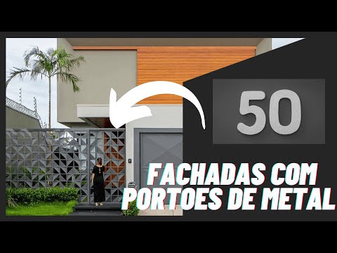 O QUE VOCÊ SABE SOBRE FACHADAS  MUROS COM PORTÃO DE METAL🤔 #fachadasmodernas  #muros  #casas