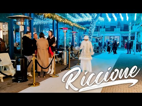 BEAUTIFUL RICCIONE. Italy - 4k Walking Tour around the City - Travel Guide. trends, moda #Italy
