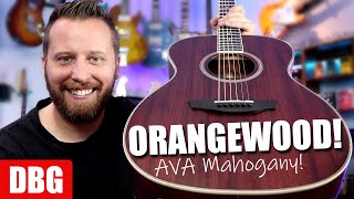 Video thumbnail for The New ORANGEWOOD AVA! - Solid Mahogany Acoustic Guitar! by Darrell Braun Guitar