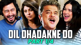 DIL DHADAKNE DO Movie Reaction Part 1/4! | Anil Kapoor | Shefali Shah | Ranveer | Priyanka | Anushka