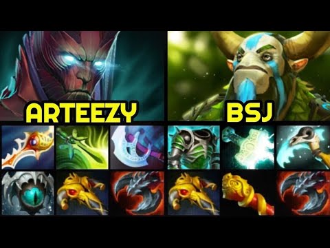 ARTEEZY Divine Rapier Terrorblade vs BSJ Nature's Prophet - Intense Epic Game 7.27 Dota 2