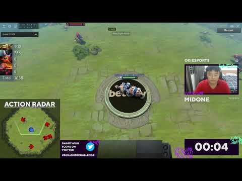 MIDONE from OG takes on the Betway Esports Skill Shot Challenge and... fails 😂