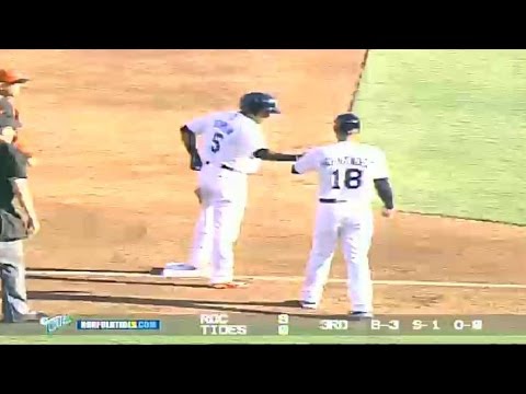 Borbon triples in run for Tides