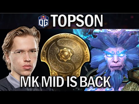 OG.TOPSON MONKEY KING MID IN TI10 - DOTA 2 PRO GAMEPLAY