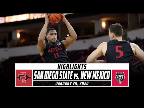 No. 4 San Diego State vs. New Mexico Basketball Highlights (2019-20) | Stadium