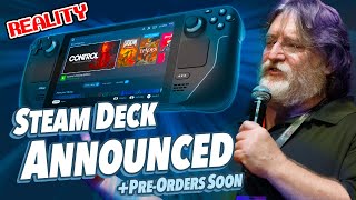 Steam Deck Revealed: Valve's New Switch-Like Handheld!