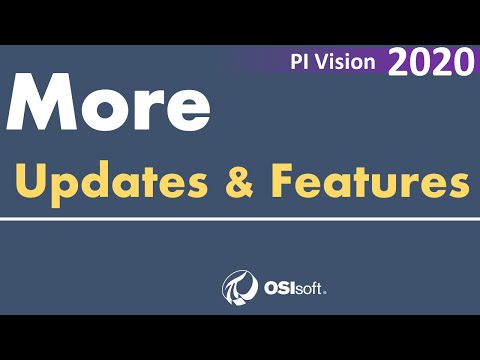PI Vision 2020 - Additional Feature Updates