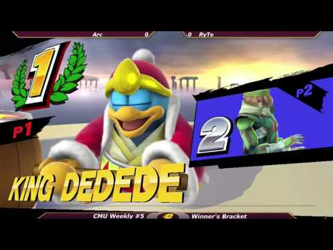 CMU Smash 4 Weekly #5 - Arc (Dedede) vs. Ryte (Sheik) - Winner's Bracket