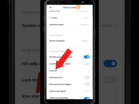 How To Icon Size small And large Setting | App Ke Size small Kese kare | App Size Setting