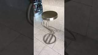 Banco periquero de acero inoxidable