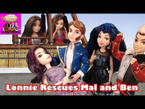 Lonnie Rescues Mal and Ben - Part 6 - Zombie Outbreak Descendants Project MC2 Disney