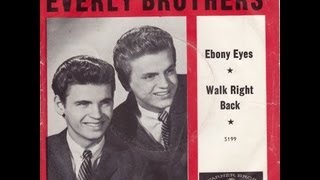The Everly brothers ~ Ebony Eyes [ A Tear Jerker ]