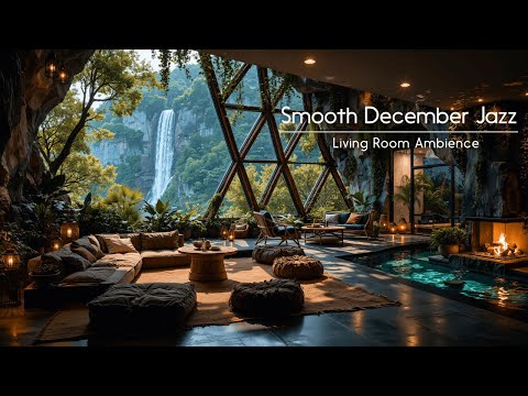 Sanfter Dezember-Jazz Mit Waldblick | Naturnahe Wohnzimmeratmosphäre Für Konzentration Und Stress...
