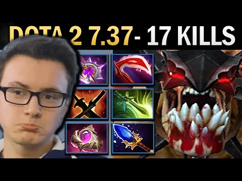 Legion Commander Gameplay Miracle with 17 Kills and Refresher - Dota 7.37