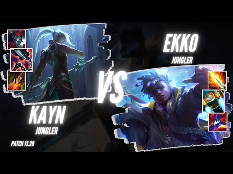 KAYN VS EKKO |JUNGLE BR| - Patch 13.20