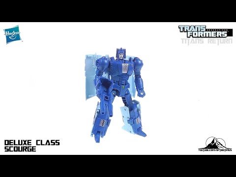 Transformers Titans Return Deluxe Class SCOURGE Video Review