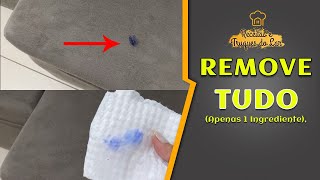 Como Tirar mancha de tinta de caneta de roupa com apenas 1 ingrediente   simples e prtico