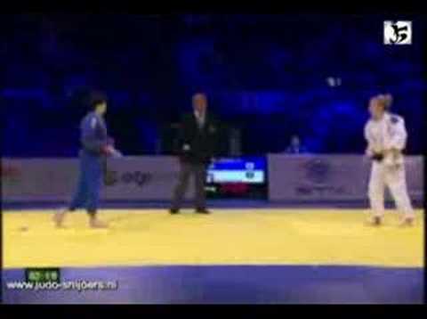 Judo EC 2008 Lissabon Nareks (SLO) - La Rizza (FRA)