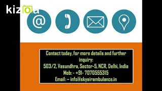 Get Sky Air Ambulance with Medical Unit in Bangalore