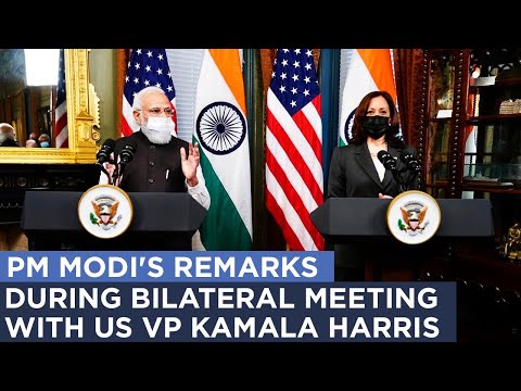 PM Modi's remarks during bilateral meeting with US VP Kamala Harris