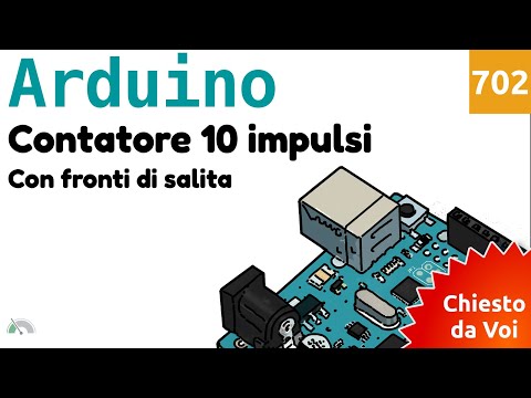 Conteggiare 10 scatti senza errori con Arduino e i fronti di salita - Video 702