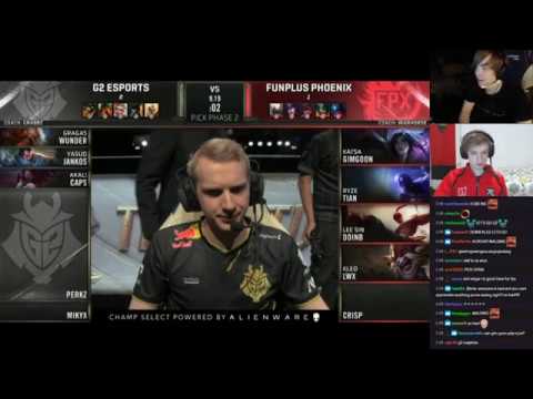 LS and Nemesis commentate FPX vs G2 - Game 2 - Finals, Worlds 2019