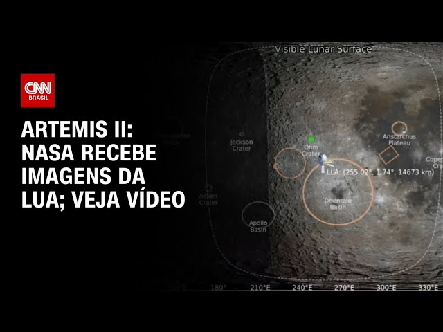 Artemis II: Vídeo mostra Nasa recebendo imagens da Lua | CNN 360º