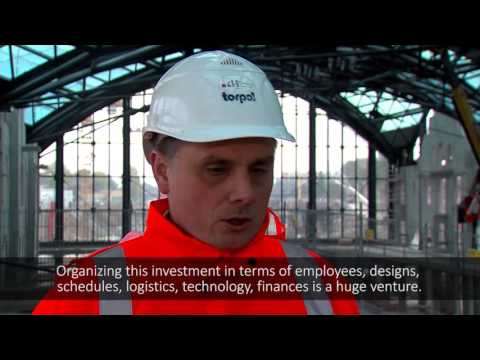 Film z budowy Dworca Łódź Fabryczna