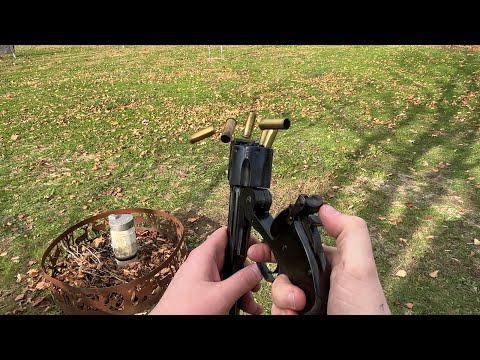 S&W Model 3 "Schofield" (repro) POV firing