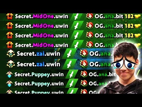 When Ana Meets Team Secret In New Ranked - Ana's Nightmare Game Before TI9