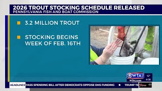 2026 Trout stocking schedule, changes to Pennsylvania waters | WTAJ